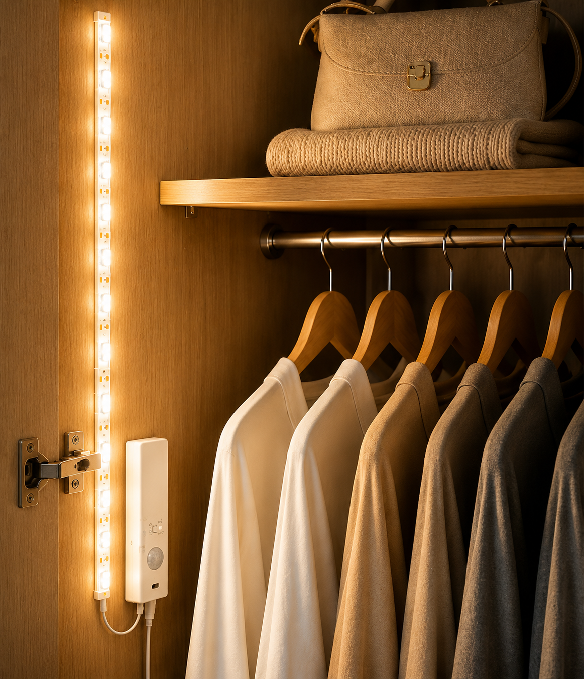 Luz LED com Deteção de Movimento