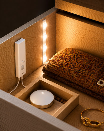Luz LED com Deteção de Movimento
