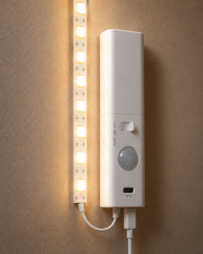 Luz LED com Deteção de Movimento