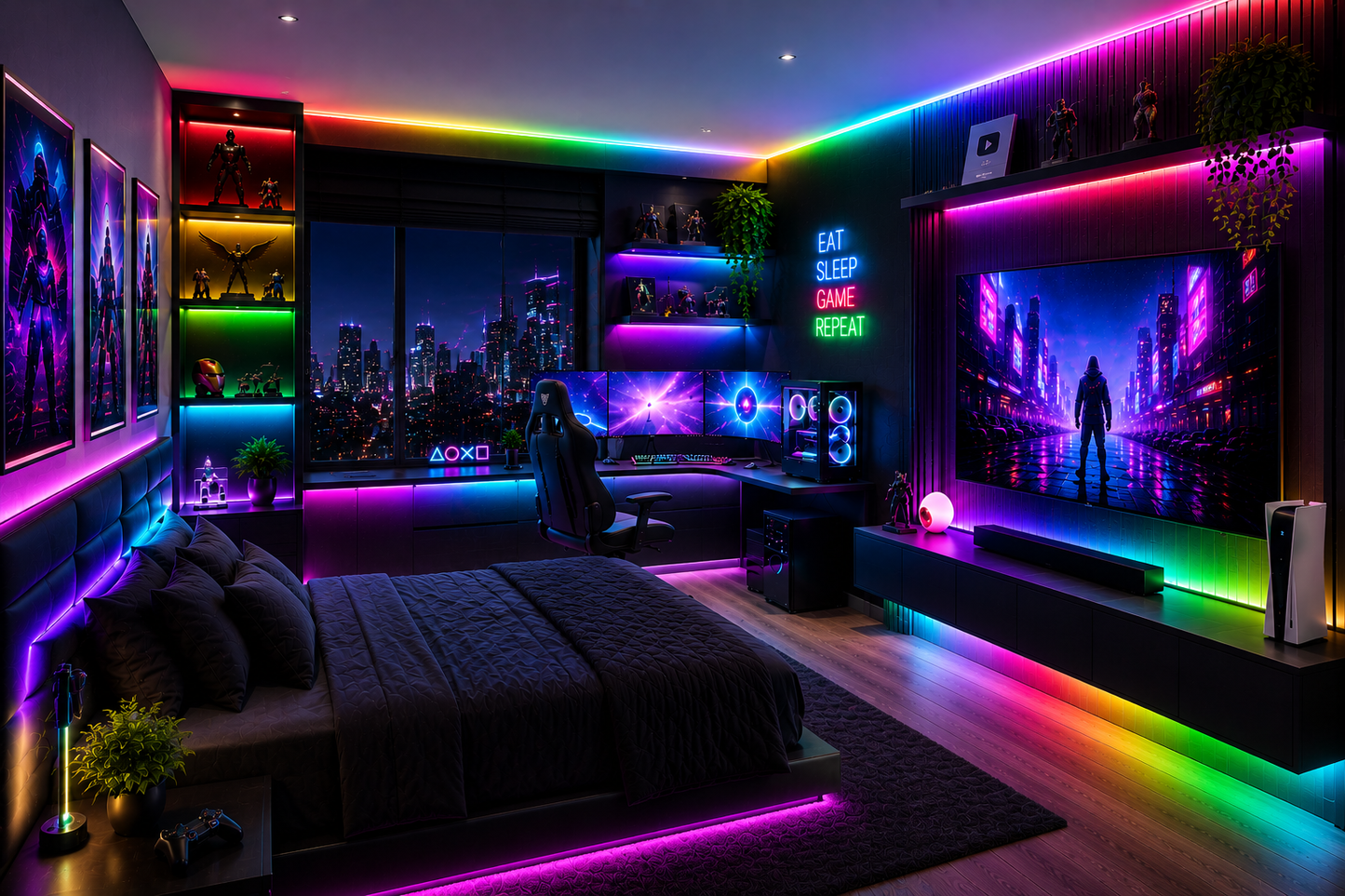 Fita LED Neon RGB Inteligente 5M